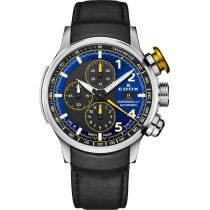 Edox 01129-TTNJCN-BUNJ Cronorally Automatico Reloj Hombre 45mm 10ATM