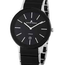 Jacques Lemans 1-1855A Dublin Cerámica Reloj Hombre 40mm 5ATM