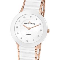 Jacques Lemans 1-1856H Dublin Cerámica Reloj Mujer 32mm 5ATM