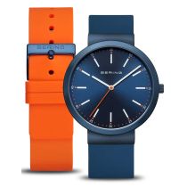 Bering 10141-397 Reloj Hombre Clásico Set + 2. correa 41mm 3ATM