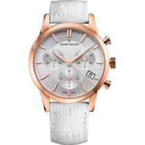 Claude Bernard 10231-37R-AIR Reloj Mujer Clásico Cronógrafo 35mm 5ATM 
