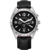 Claude Bernard 10247-3C-NB Reloj Hombre ST50 Cronógrafo 44mm 5ATM 