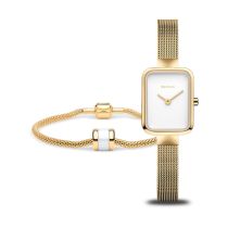 Bering 14520-334-GWP Reloj Mujer Set Golden Glacier 35mm 3ATM