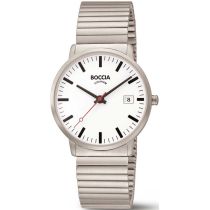 Boccia 3622-04 Reloj Hombre Titanio Reloj de pulsera con correa flexible  38mm 5ATM