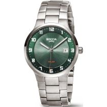 Boccia 3652-04 Reloj Hombre Titanio Solar Cristal de zafiro 39mm 5ATM