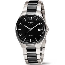 Boccia 3668-01 Reloj Hombre Titanio Cristal de zafiro Cerámica 38mm 5ATM