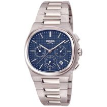 Boccia 3740-01 Reloj Hombre Titanio Cristal de zafiro Cronógrafo 39mm 5ATM