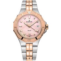 Edox 53020-357RM-ROR Delfin Diver Reloj Mujer 38mm 20ATM