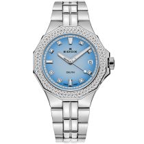 Edox 53020-3D120M-BUCND Delfin Diamante Diver Reloj Mujer 38mm 20ATM