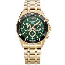 Swiss Alpine Military 7034.9118 Reloj Hombre Sierra Cronógrafo 43mm 10ATM