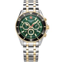 Swiss Alpine Military 7034.9148 Reloj Hombre Sierra Cronógrafo 43mm 10ATM