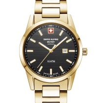 Swiss Alpine Military 7767.1117 Reloj Mujer Argos Oro Negro 34mm 10ATM