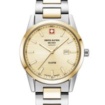 Swiss Alpine Military 7767.1141 Reloj Mujer Argos Bicolor Oro 34mm 10ATM
