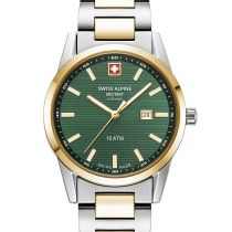 Swiss Alpine Military 7767.1144 Reloj Mujer Argos bicolor verde 34mm 10ATM