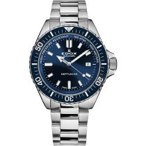 Edox 80120-3BUM-BUF Neptunian Automatico Reloj Hombre 44mm 100ATM