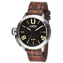 U-Boat 8105 Clasicoo U-47 Automatico negro 47mm Reloj Hombre 100M