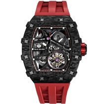 Tsar Bomba TB8209CF-02 Reloj Hombre Elementar Fibra De Carbono Automático 44mm 5ATM 