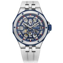 Edox 85303-357BUCAB-BUIRB Delfin Mecano Automatico Reloj Hombre 43mm 20ATM