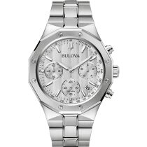 Bulova 96B408 Misc Clásico Cronógrafo Reloj Hombre 44mm 10ATM