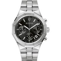 Bulova 96B410 Misc Clásico Cronógrafo Reloj Hombre 44mm 10ATM
