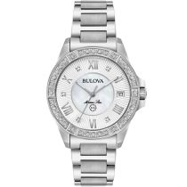 Bulova 96R232 Reloj Mujer Marine Star Diamond 32mm 10ATM