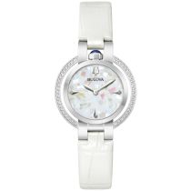 Bulova 96R254 Reloj Mujer Rubaiyat Diamond Winter 0,25ct 30,5mm 3ATM