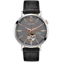 Bulova 98A187 Clasico Automatico Reloj Hombre 41mm 3ATM