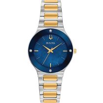 Bulova 98R273 Millennia Diamante Reloj Mujer 32mm 3ATM