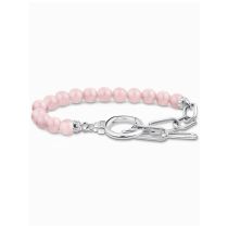 Thomas Sabo A2134-035-9-L19V Pulsera de plata con cuentas rosas