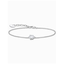 Thomas Sabo A2159-051-14-L19V Pulsera de plata con gota de circonita blanca