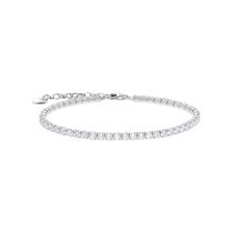 Thomas Sabo A2167-051-14-L21V Pulsera de Tenis con piedras blancas Plata