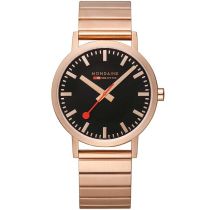 Mondaine A660.30360.16SBR Clásico Negro y Rosado 40mm 3ATM