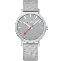 Mondaine A660.30360.80SBH Clásico Gris y Plata 40mm 3ATM