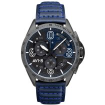 AVI-8 AV-4077-04 Reloj Hombre P-51 Mustang Cronógrafo 43mm 4ATM