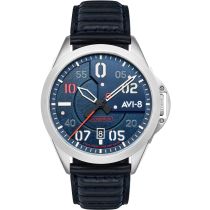 AVI-8 AV-4086-02 P-51 Mustang Automatico 43mm Reloj Hombre 5ATM