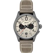 AVI-8 AV-4089-06 Reloj Hombre Spitfire Lock Cronógrafo 42mm 5ATM