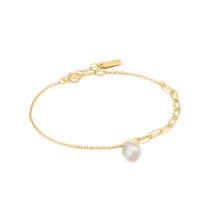 ANIA HAIE Pulsera Pearl of Wisdom B019-02G para mujeres