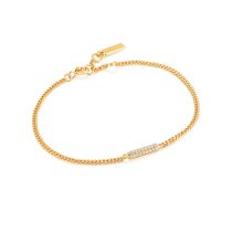 ANIA HAIE Pulsera Glam Bar B037-02G para mujeres