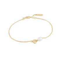 ANIA HAIE Pulsera Pearl Power B043-01G para mujeres
