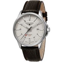 Bauhaus 2868-5 Reloj Hombre Aviation GMT Automático Titanio 42mm 10ATM