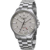 Bauhaus 2868M-5 Reloj Hombre Aviation Automático Titanio GMT 42mm 10ATM