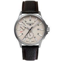 Bauhaus 2860-5 Reloj Hombre Aviation Automático Titanio 42mm 10ATM