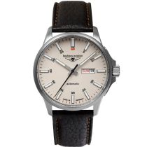 Bauhaus 2866-5 Reloj Hombre Aviation Automático Titanio 42mm 10ATM