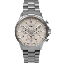 Bauhaus 2880M-5 Reloj Hombre Aviation Cronó Titanio 42mm 10ATM