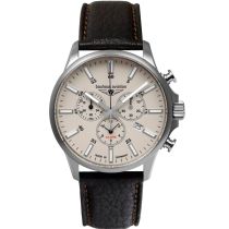 Bauhaus 2880-5 Reloj Hombre Aviation Cronó Titanio 42mm 10ATM