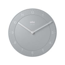 Braun BC06G-DCF Reloj de pared clásico radiocontrolado 20 cm gris