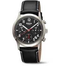 Boccia 3735-01 Reloj Hombre Titanio Solar Cronógrafo 40mm 5ATM