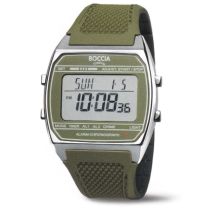 Boccia 3738-03 Reloj Hombre Titanio Digital Cronógrafo 37mm 5ATM 