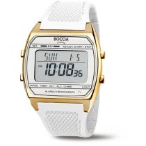 Boccia 3738-04 Reloj Hombre Titanio Digital Cronógrafo 37mm 5ATM 