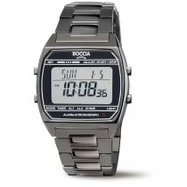 Boccia 3738-07 Reloj Hombre Titanio Digital Cronógrafo 37mm 5ATM 